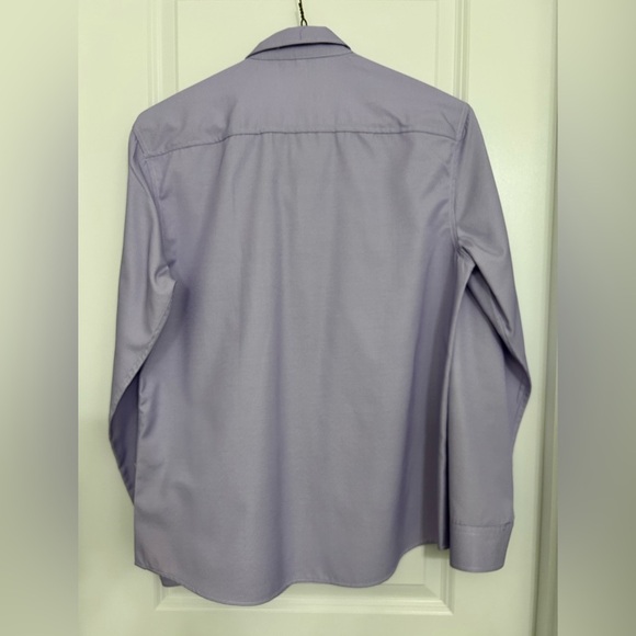 Men’s Lavender Long Sleeve Button-Up Dress Shirt Size Small - Picture 2 of 3